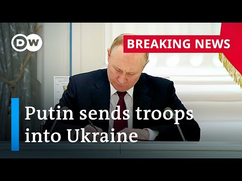 Putin orders Russian troops into Ukraine separatist regions | DW News