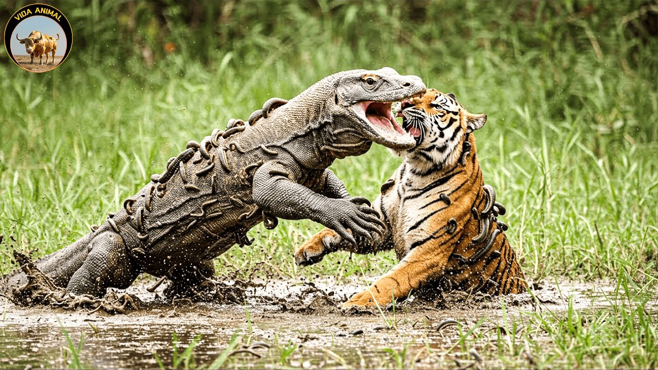 Dragón de Komodo – El Cazador Valiente de las Islas Salvajes de Indonesia #animalessalvajes