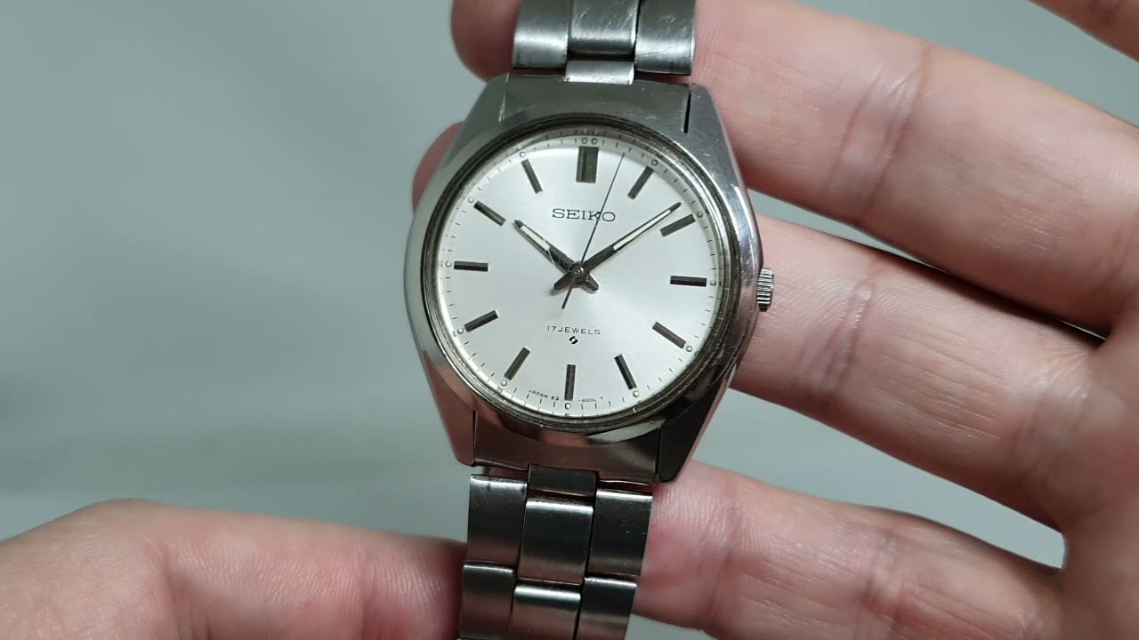 1978 Seiko hand winding men's vintage watch, model reference 6300-8000 -  YouTube