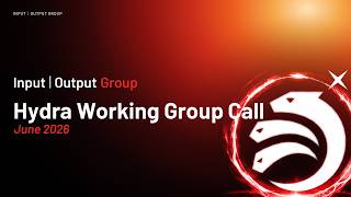 Hydra Working Group - June 2026