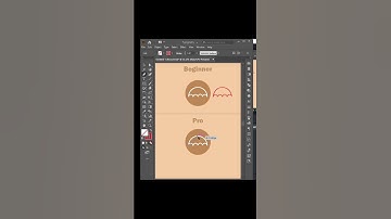 Difference between beginner and pro graphic designer #adobeillustrator #graphicdesign