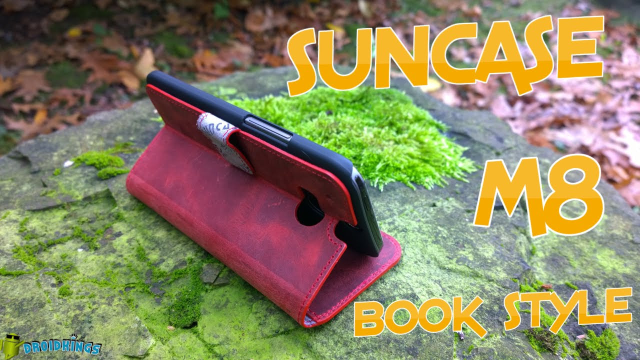 Update REVIEW: Suncase Book-Style Ledertasche für HTC One (M8) *ECHT LEDER* - Deutsch