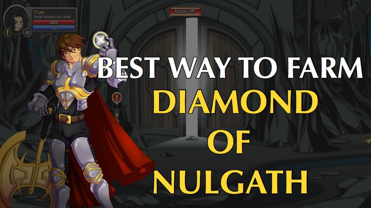 AQW BEST WAY TO FARM DIAMOND OF NULGATH [NO FARMING PET] YouTube