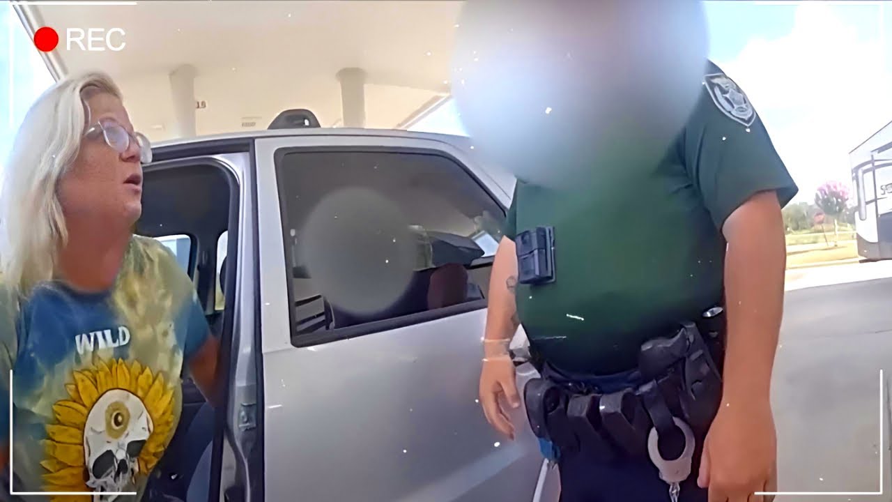 Woman Arrested After Officers Find Her Asleep in Stolen Car - YouTube