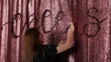Sequin Backdrop Inspiration