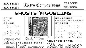 NES Vs Game Boy Color - Ghosts 