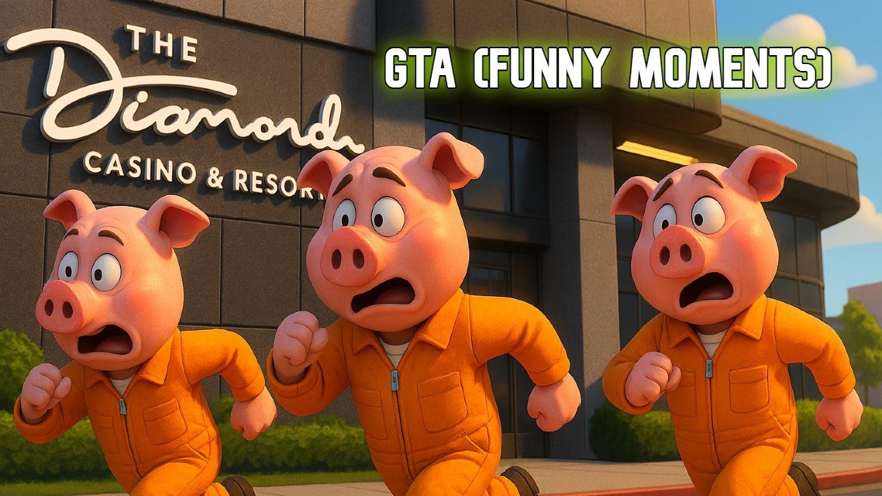 Casino Heist Gone Horribly Wrong with Three Little Pigs *Emotional* (funny moments)