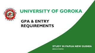 University of Goroka GPA and Entry Requirements screenshot 2