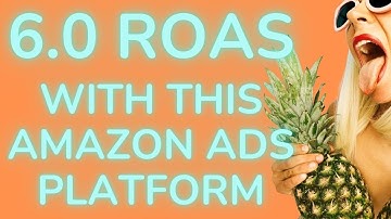 6.0 Return on Ad Spend with THIS Amazon Ads Platform!