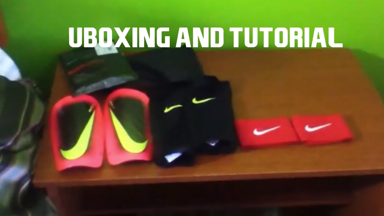 white nike shin guard stays