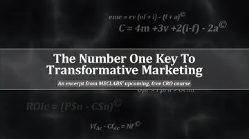 The Number One Key To Transformative Marketing