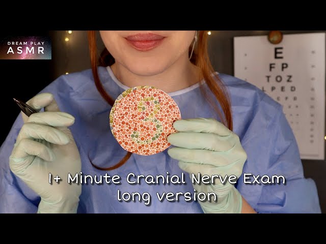 ★ASMR★ relaxing Cranial Nerve Exam long version | Dream Play ASMR