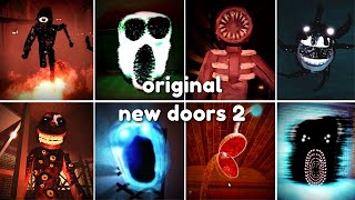 Original vs NEW Chapter 2 Concepts JUMPSCARES in Roblox Doors