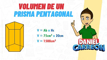 ¿Cómo calcular el volumen de un prisma pentagonal ejemplos?