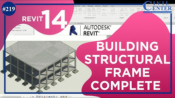 Revit Structure : 14. G+1 Building Structural Frame Complete  in Revit Tutorial