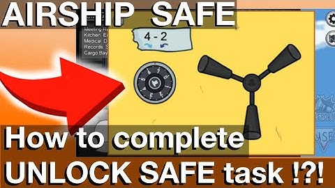 Among Us - How to UNLOCK the SAFE in AIRSHIP Level Cargo Bay