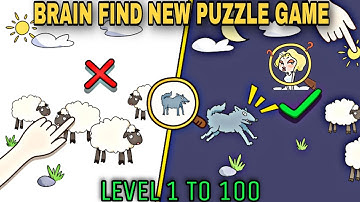 Brain Find - Makes you think outside the box (LEVEL 1 TO 100) Full Gameplay