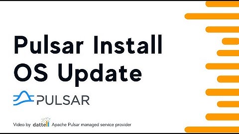 Apache Pulsar Installation - Operating System Update