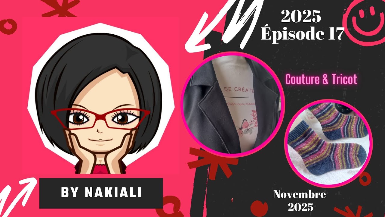 2025-17 : ✂️🧵 #defivestedespandas 🐼 et un peu de tricot ☺️ (Novembre 2025)