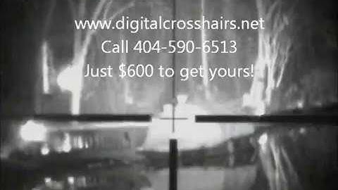 Digital Crosshairs 1000 NV on Barska scope