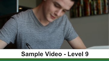 Writing Level 9: Organizing Personal Thoughts Video Sample by Matthew Stephens