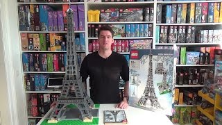 LEGO® Sculptures 10181 Eiffel Tower 1:300 Scale - YouTube