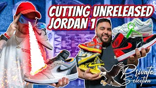 WE CUT THE UNRELEASED JORDAN 1 PROTOTYPE IN HALF *EARLY BIRD SPECIAL*