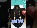 Butterfly🦋 earing 💜💜💜#earrings #diy #handmadejewelry