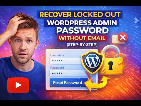 Recover Locked Out WordPress Admin Password Without Email (Step-by-Step)