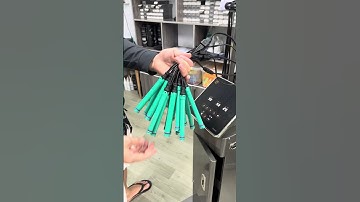 Máy uốn tóc setting 40 sợi màn cảm ứng dùng cho các salon , cách sử dụng