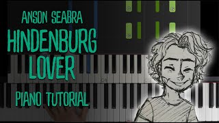 Hindenburg Lover (Anson Seabra) Piano Keyboard Tutorial / Karaoke Cover Resimi