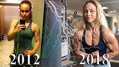 Muscle Transformation Growth of Angelica Enberg | Biceps Girl