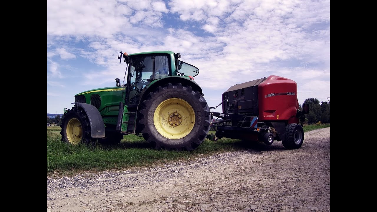 PRASA CASE IH RB 344 W AKCJI ! SIANOKISZONKA 2022 / GR KRAMARCZYK / JOHN DEERE 6920