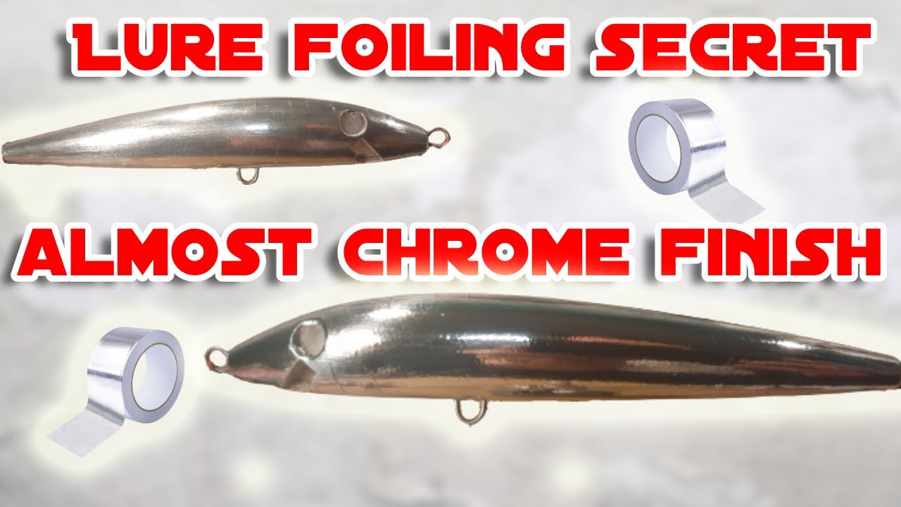 The Secret to Perfectly Finished Foiling Fishing Lures YouTube