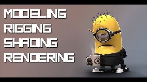 Recreate a Minion in Maya 2013 Tutorial Series - 3D Modeling - Part 1A