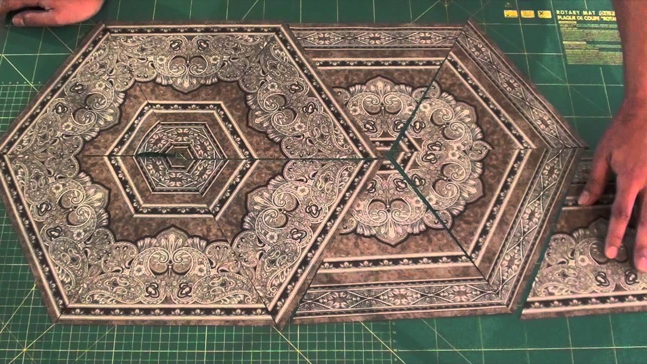 Centro de Mesa com Tecido de Borda