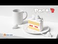 いちごのショートケーキ解説 Part3 ~マテリアル1~【Blender3.3】