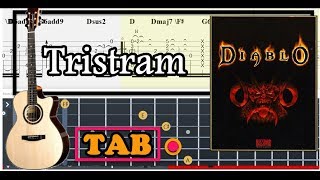 Guitar Tab - Tristram (Diablo) OST Fingerstyle Tutorial Sheet Lesson #Anp