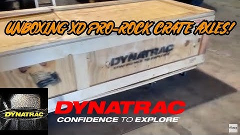 Unboxing Dynatrac XD Hardcore Plus Pro Rock 60 Axles w/ ARB Air Lockers