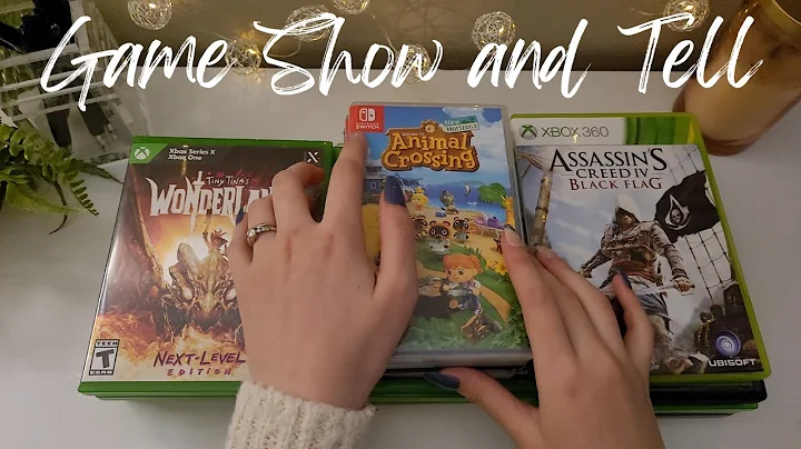 ASMR Video Game Show and Tell ~ Soft Spoken Ramble, Lofi ASMR