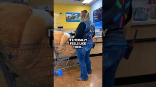 Valentine's Day Bear Prank at Walmart #Shorts