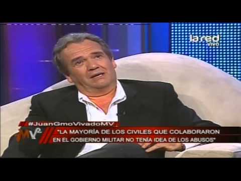 Juan Guillermo Vivado comenta el gobierno de Pinochet