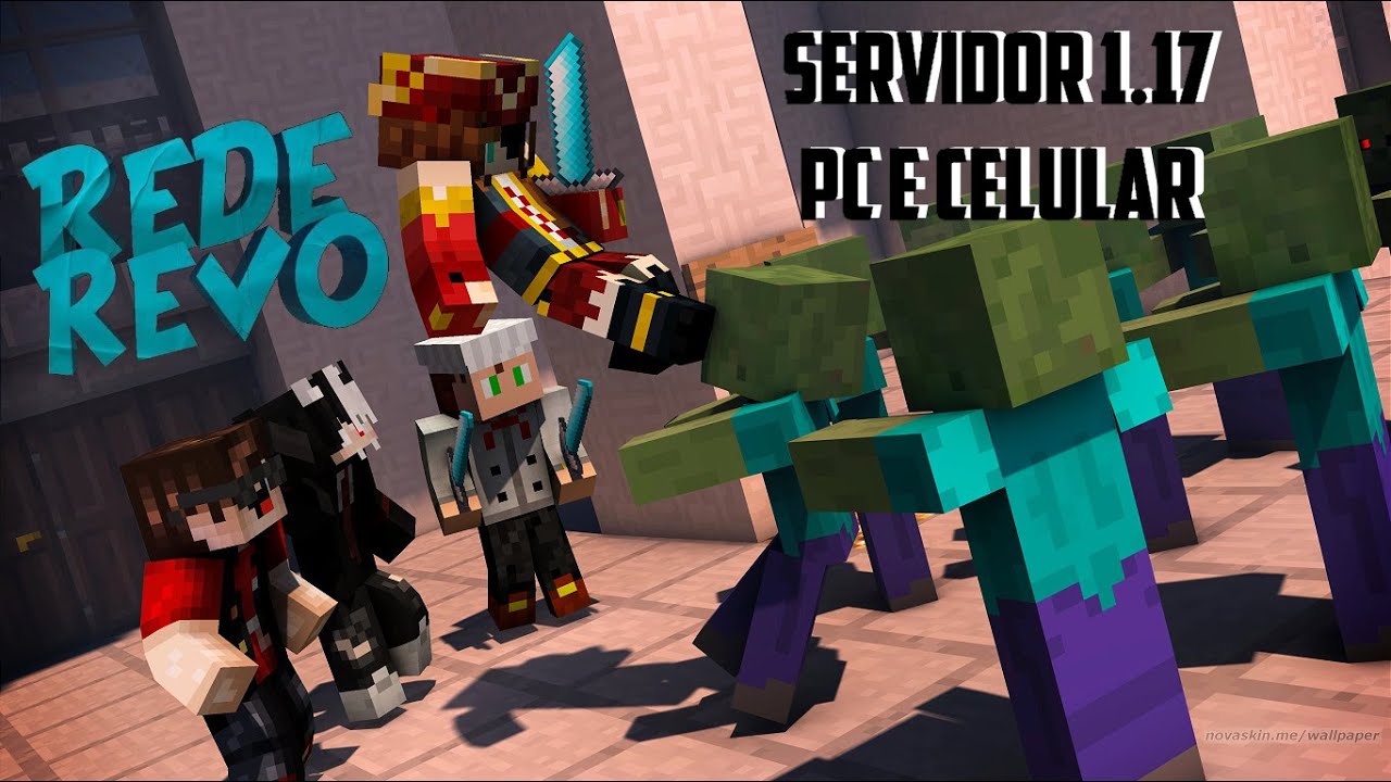 🔴 LIVE MINECRAFT - SERVIDOR 1.17 - REDE REVO - PC e Celular [IP: jogar ...