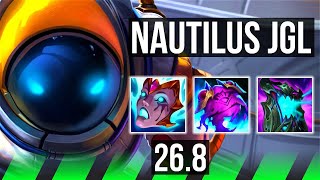 NAUTILUS vs FIDDLESTICKS (JGL) | 20K damage | EUNE Master | 26.8
