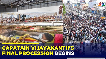 Captain Vijaykanth Funeral News: Vijayakanth