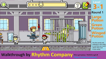 Scribblenauts Remix World 3 Level 1 (3-1) Walkthrough Solution