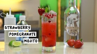 Strawberry Pomegranate Mojito
