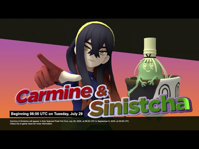It’s Terastallizing Time! Carmine & Sinistcha Arrive!