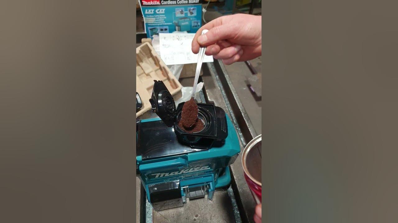 Review - Battery Powered Coffee Maker (Makita) 