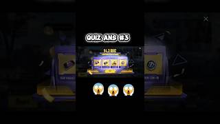 V4.3 Quiz Answer #3 Today | Correct Answer Revealed | PUBG Mobile 4.3 Event #viral #shorts #pubg